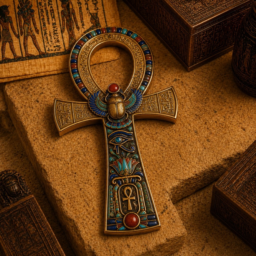 Ornate Egyptian Ankh