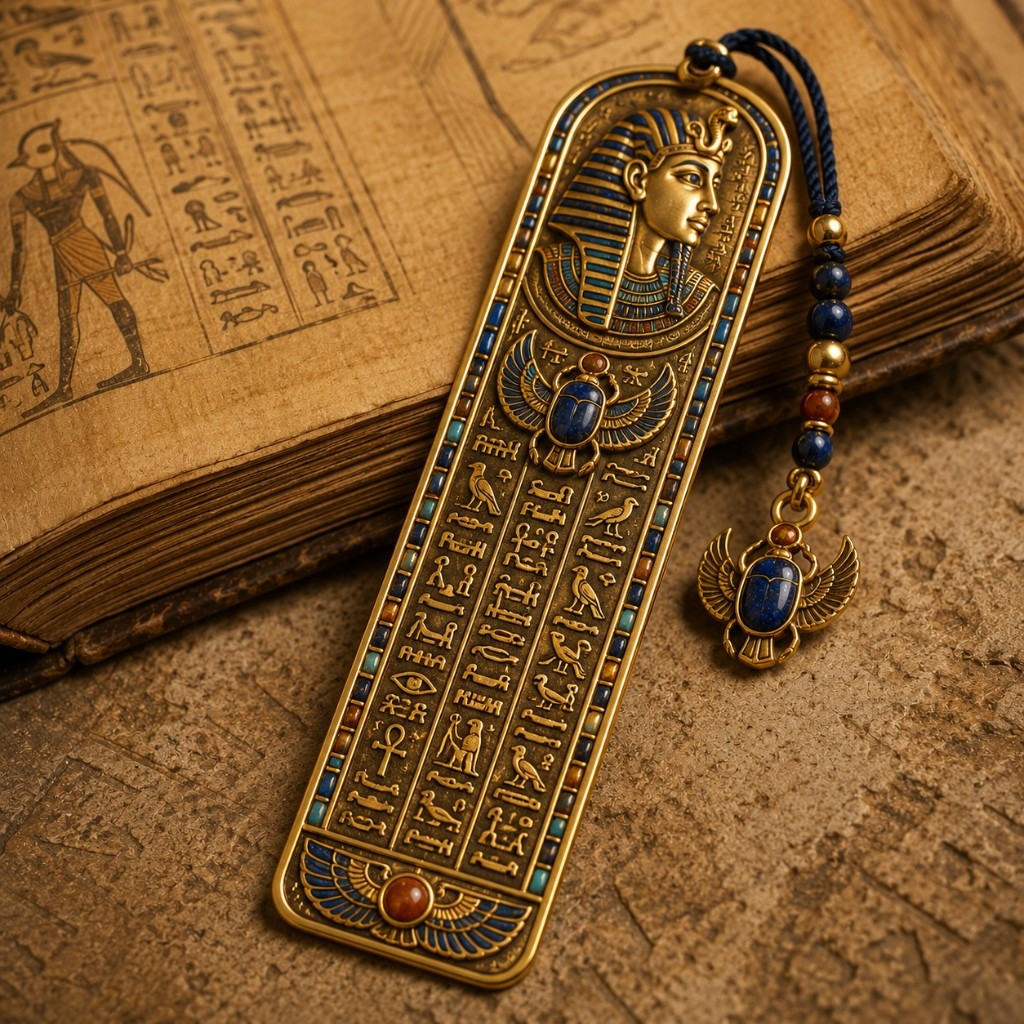 Pharaoh Hieroglyph Bookmark